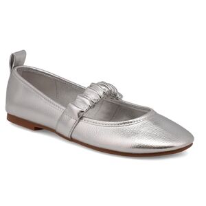 MIA ULIANA MARY JANE LEATHER FLAT BALLETS SLIP ON
